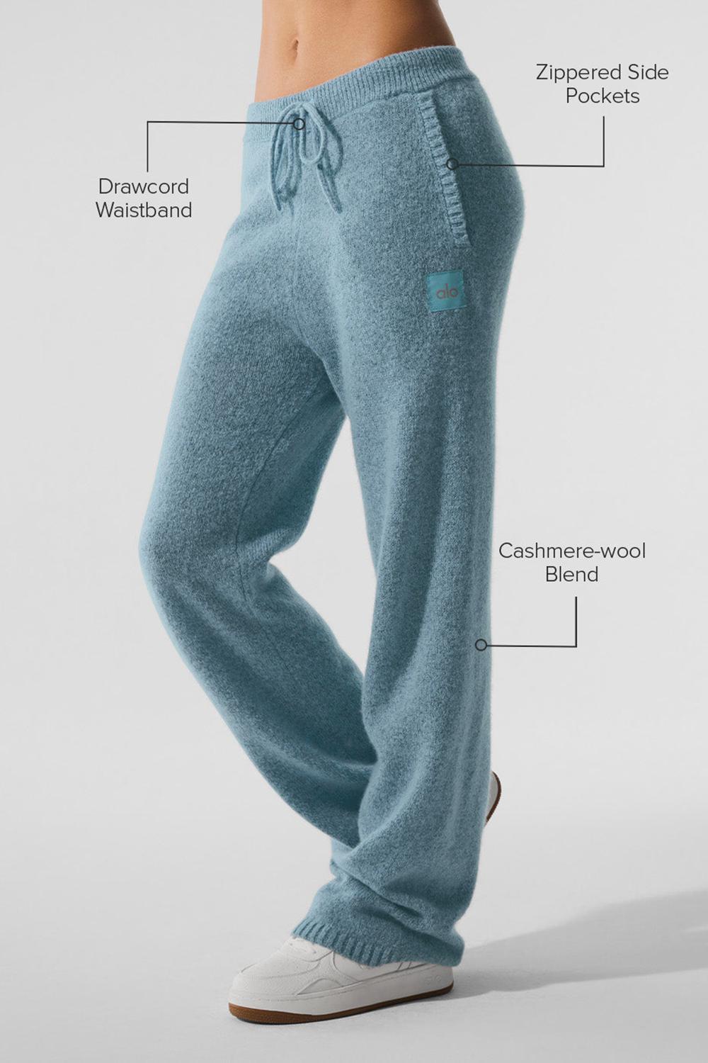 Pantalon Deportivo Alo Yoga New Class Cashmere Mujer Azules | Mexico  LES-561289