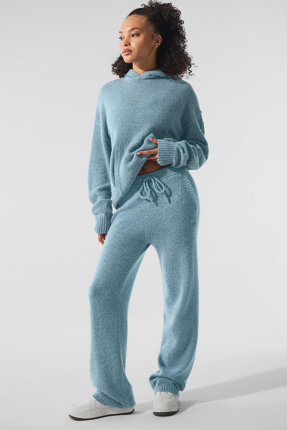 Pantalon Deportivo Alo Yoga New Class Cashmere Mujer Azules | Mexico  LES-561289