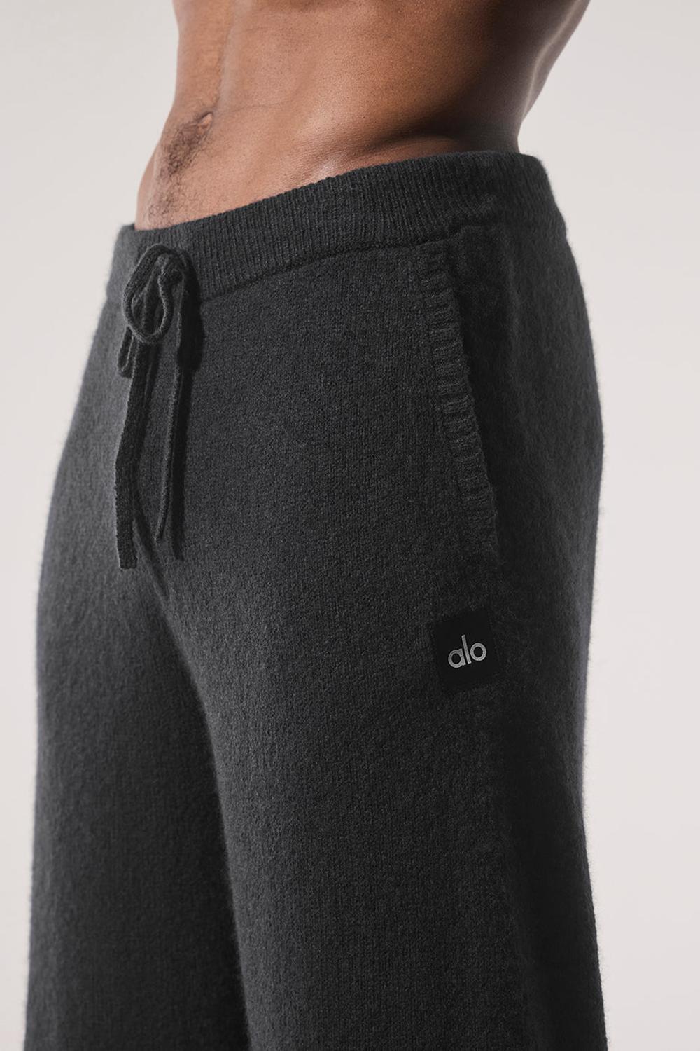 Pantalon Deportivo Alo Yoga New Class Cashmere Hombre Negros | Mexico  IDU-150976
