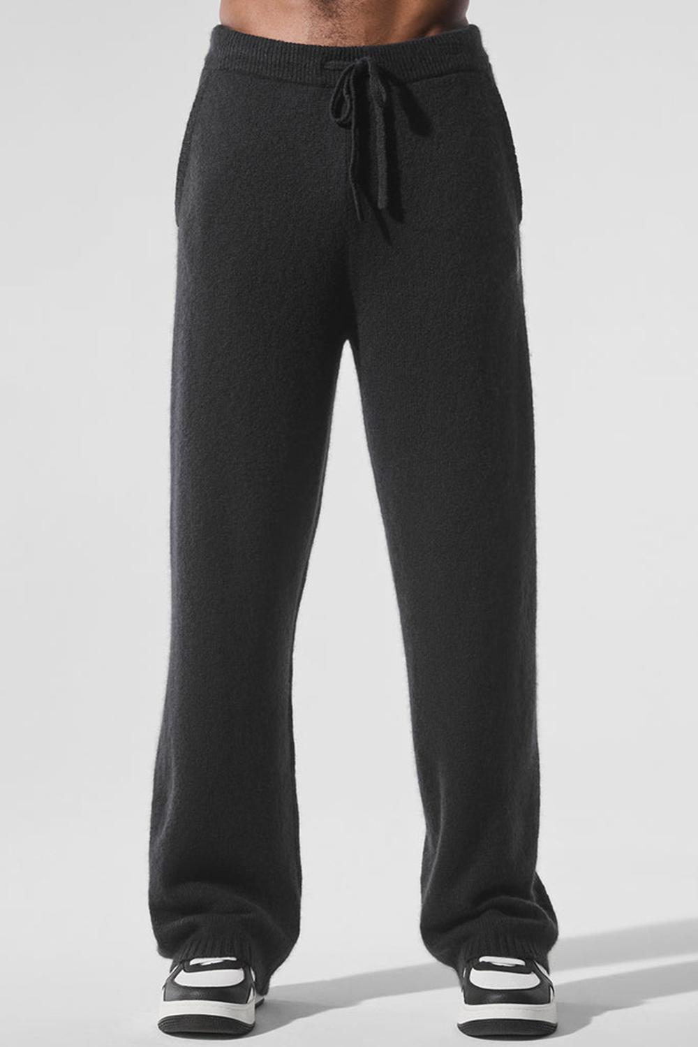 Pantalon Deportivo Alo Yoga New Class Cashmere Hombre Negros | Mexico  IDU-150976