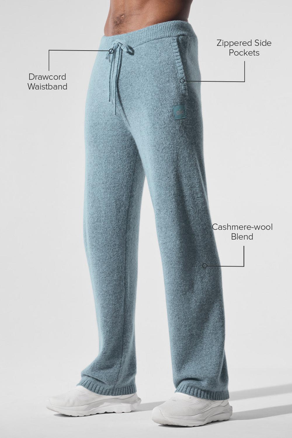 Pantalon Deportivo Alo Yoga New Class Cashmere Hombre Azules | Mexico  MUD-961842