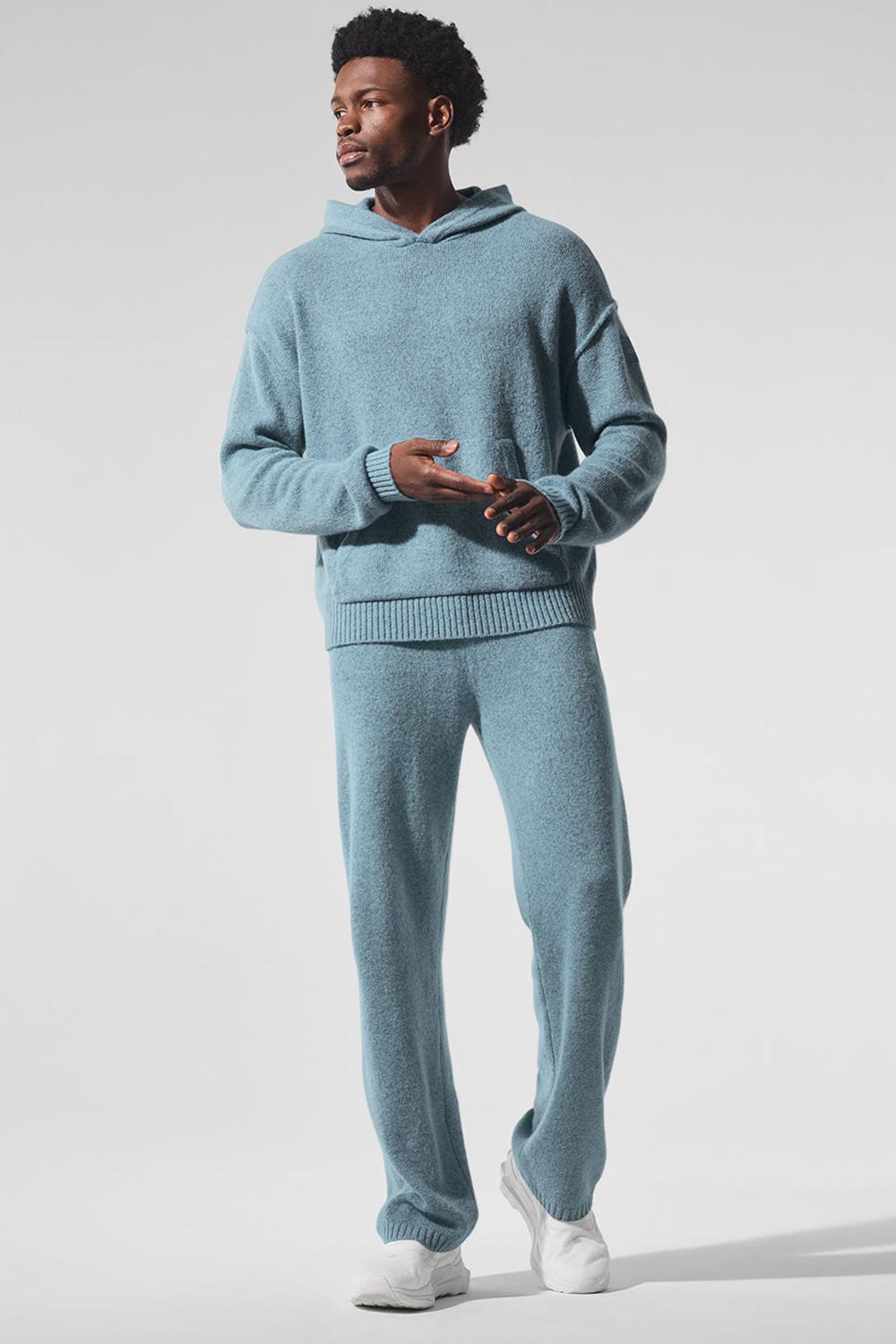 Pantalon Deportivo Alo Yoga New Class Cashmere Hombre Azules | Mexico  MUD-961842