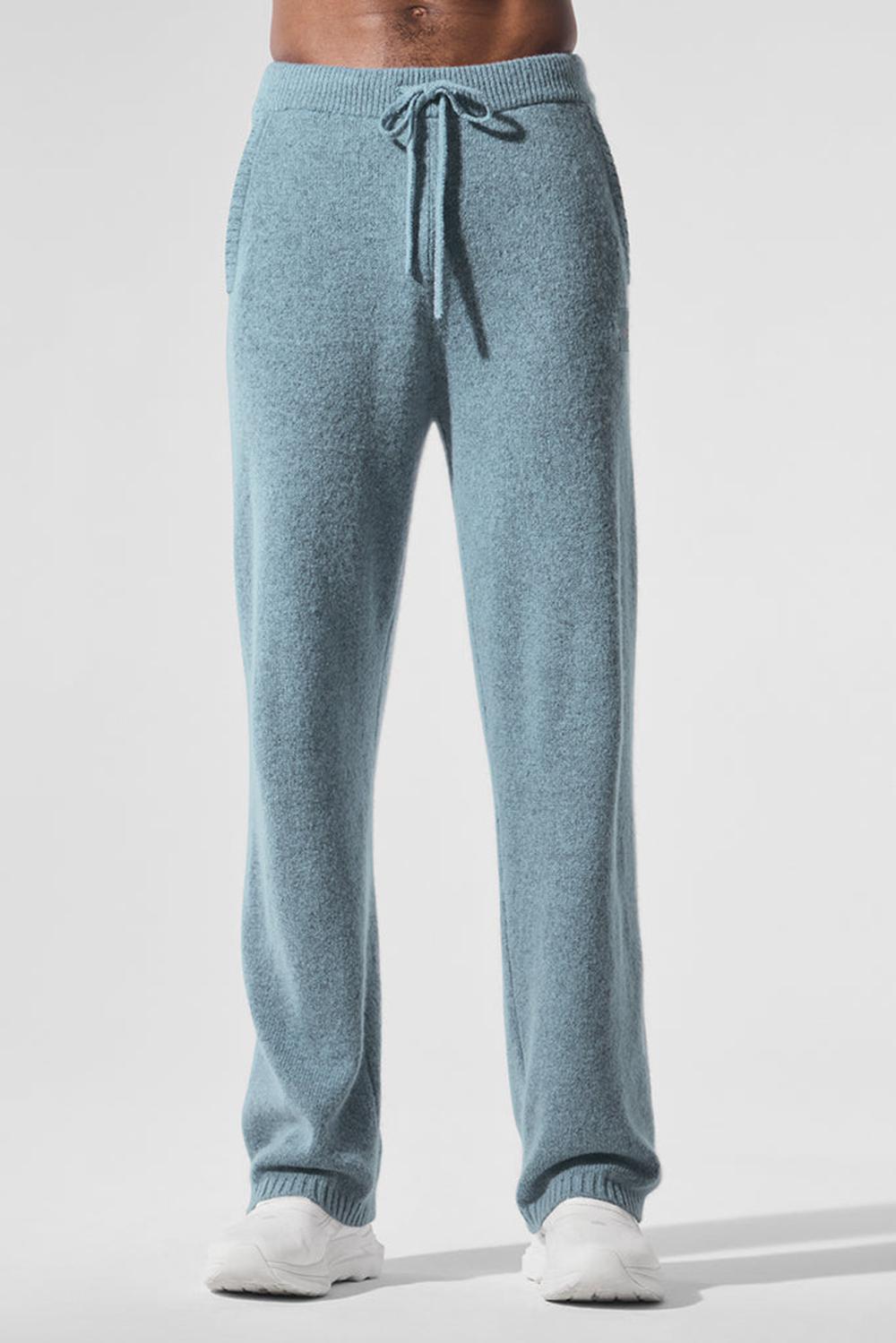 Pantalon Deportivo Alo Yoga New Class Cashmere Hombre Azules | Mexico  MUD-961842