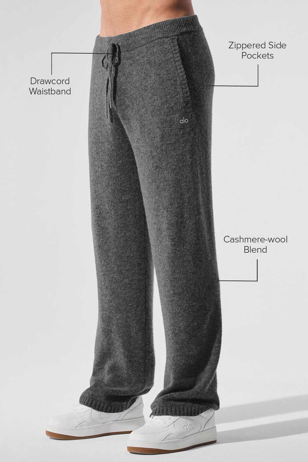 Pantalon Deportivo Alo Yoga New Class Cashmere Hombre Plateadas Grises | Mexico  JIY-306921