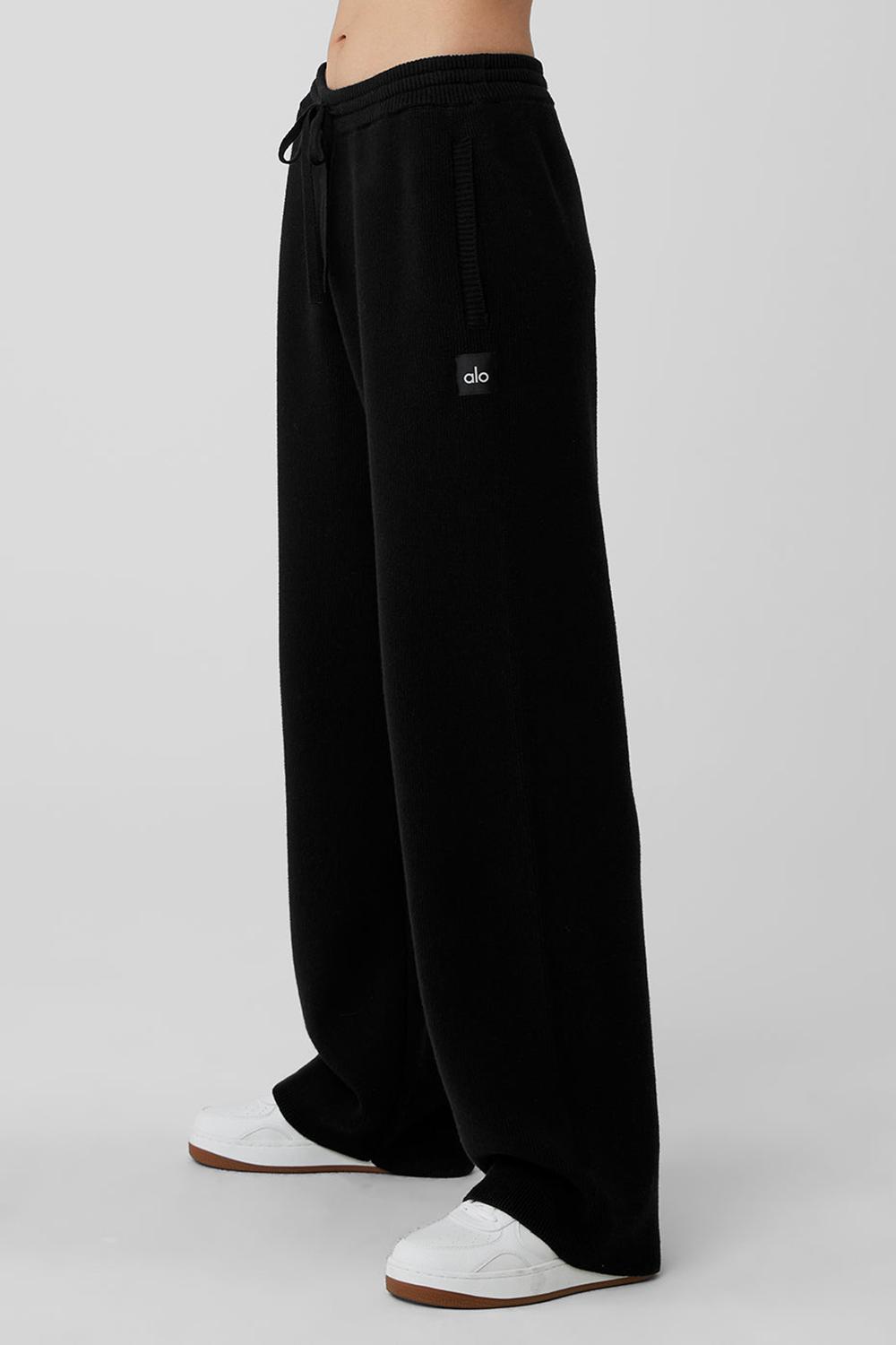 Pantalon Deportivo Alo Yoga Scholar Straight Leg Mujer Negros | Mexico  XFJ-175342