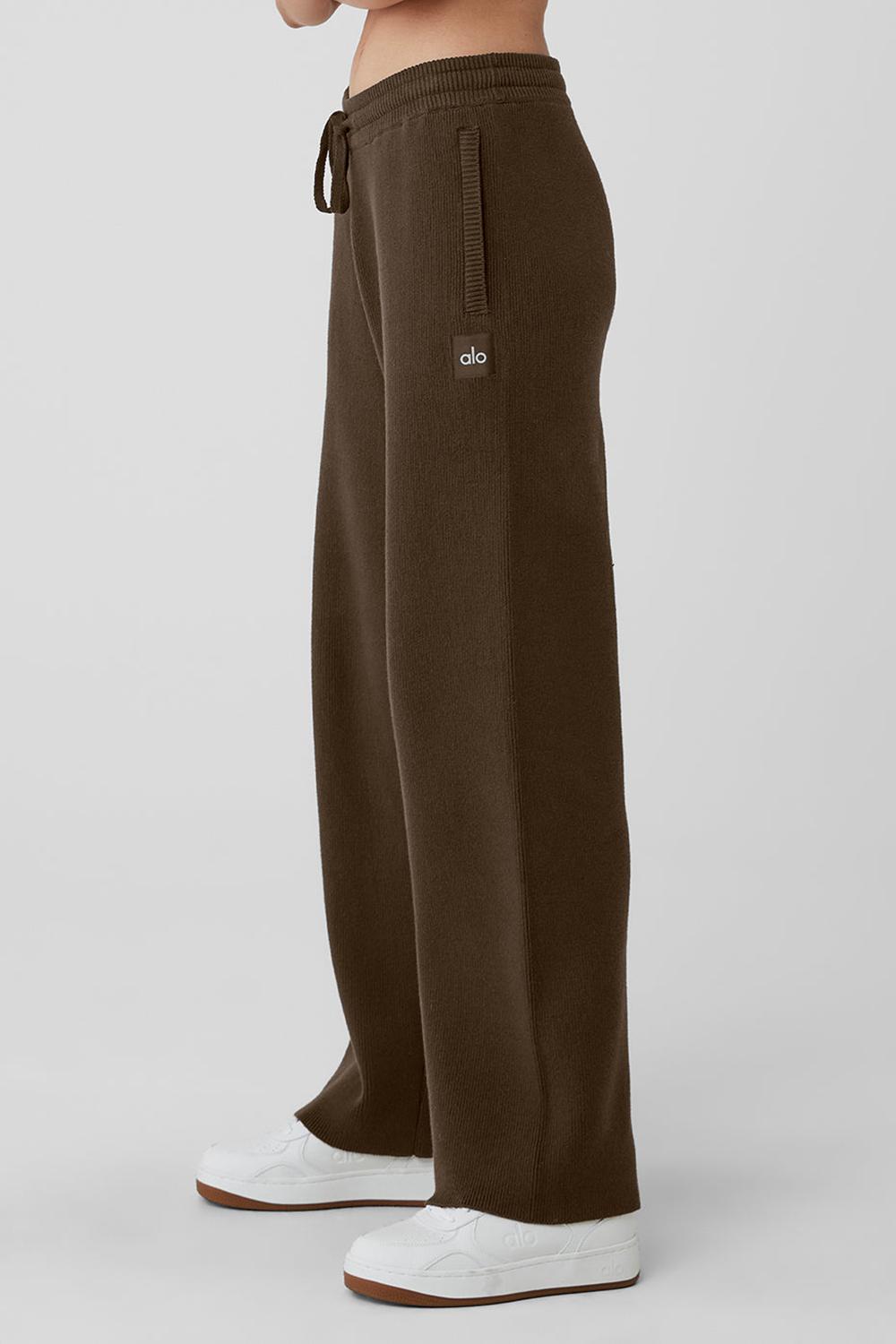 Pantalon Deportivo Alo Yoga Scholar Straight Leg Mujer Espresso | Mexico  BPZ-790425