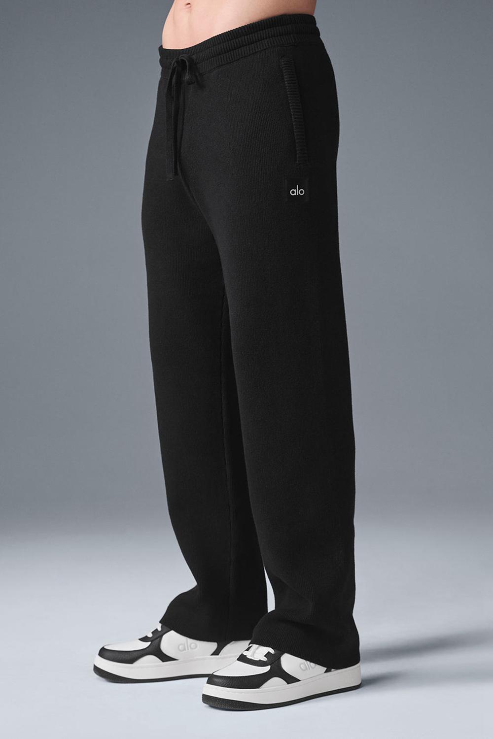 Pantalon Deportivo Alo Yoga Scholar Straight Leg Hombre Negros | Mexico  LVO-205318