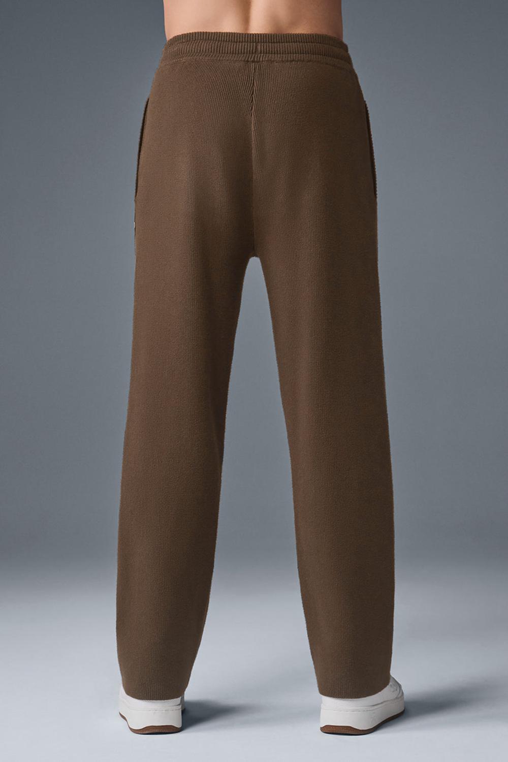 Pantalon Deportivo Alo Yoga Scholar Straight Leg Hombre Espresso | Mexico  IUL-794853