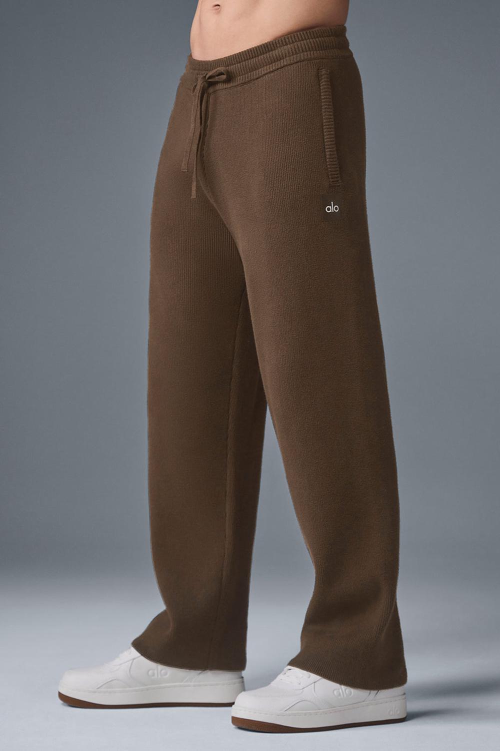 Pantalon Deportivo Alo Yoga Scholar Straight Leg Hombre Espresso | Mexico  IUL-794853
