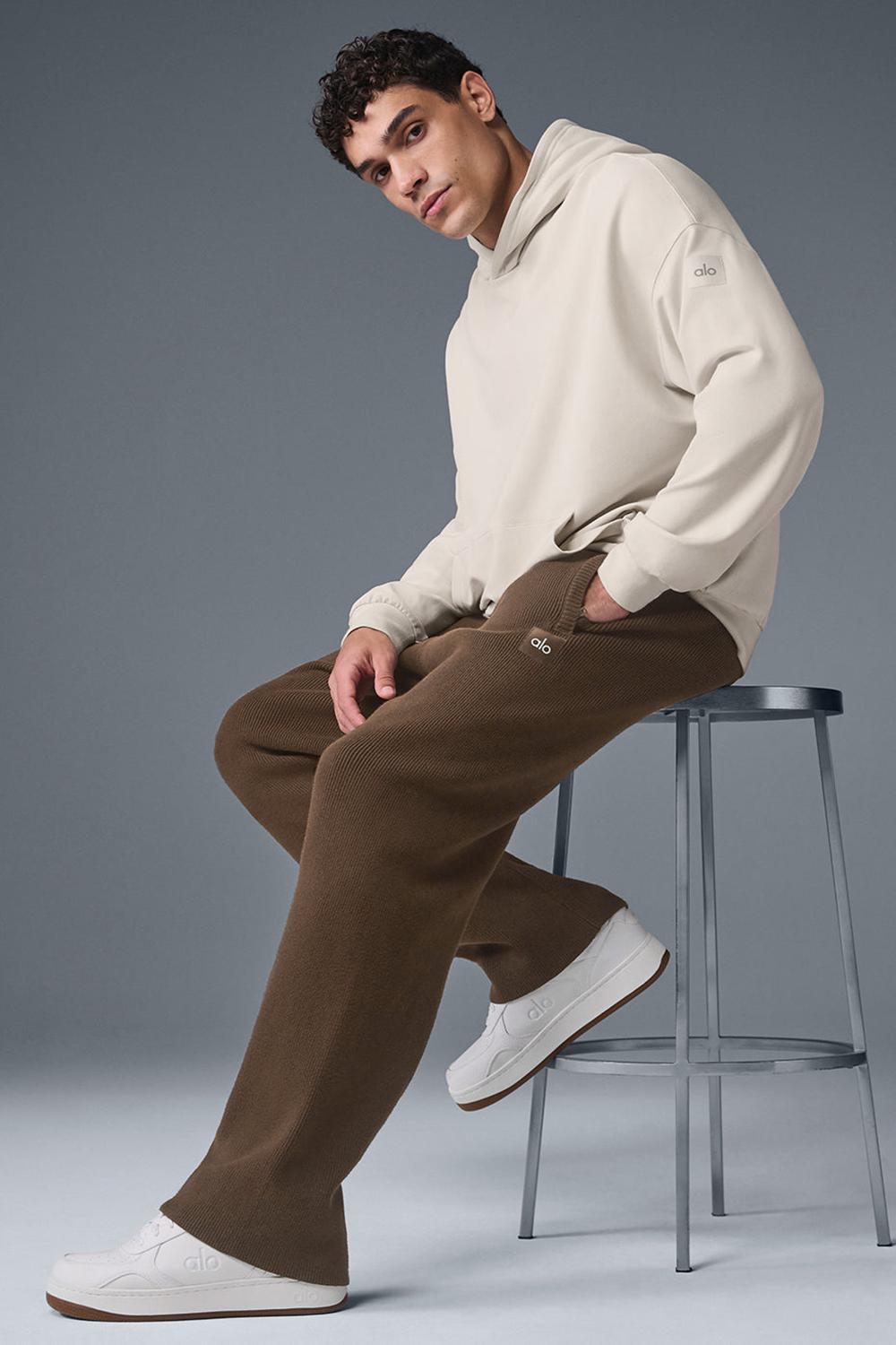 Pantalon Deportivo Alo Yoga Scholar Straight Leg Hombre Espresso | Mexico  IUL-794853