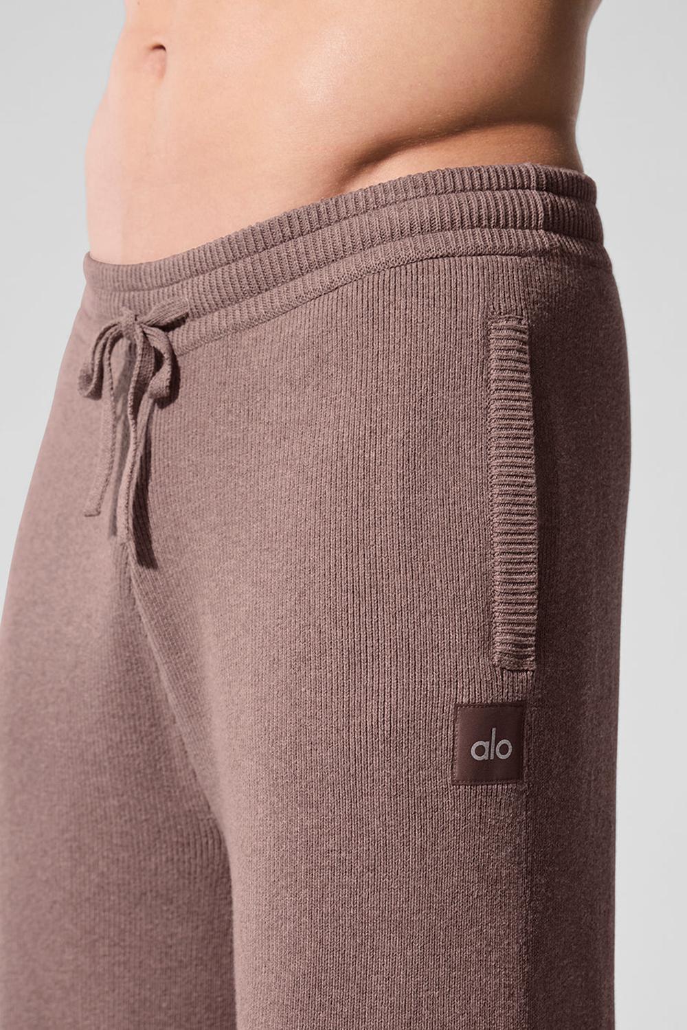 Pantalon Deportivo Alo Yoga Scholar Straight Leg Hombre Mushroom Heather | Mexico  MCN-192586