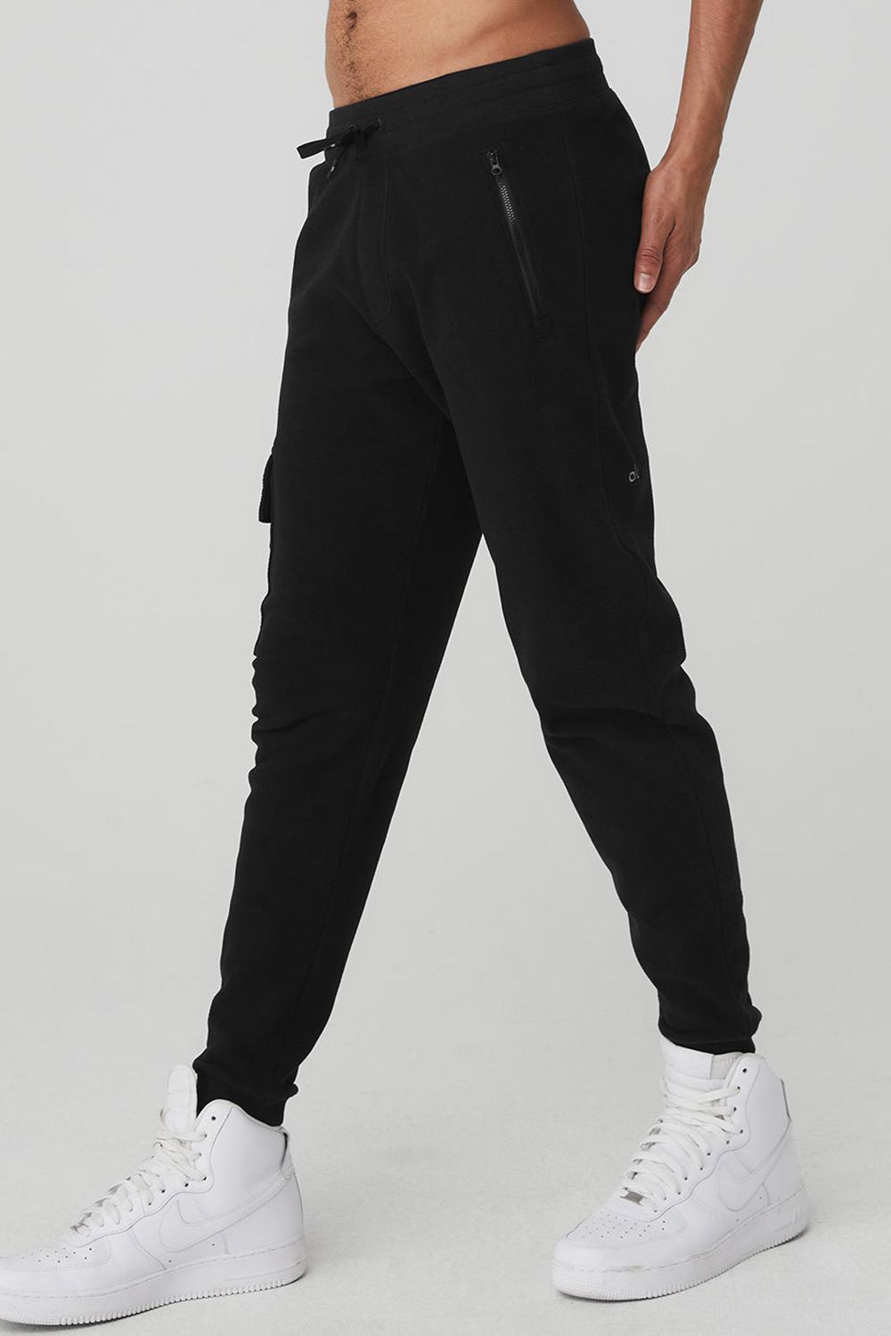 Pantalon Deportivo Alo Yoga Streetside Hombre Negros | Mexico  NEM-489325