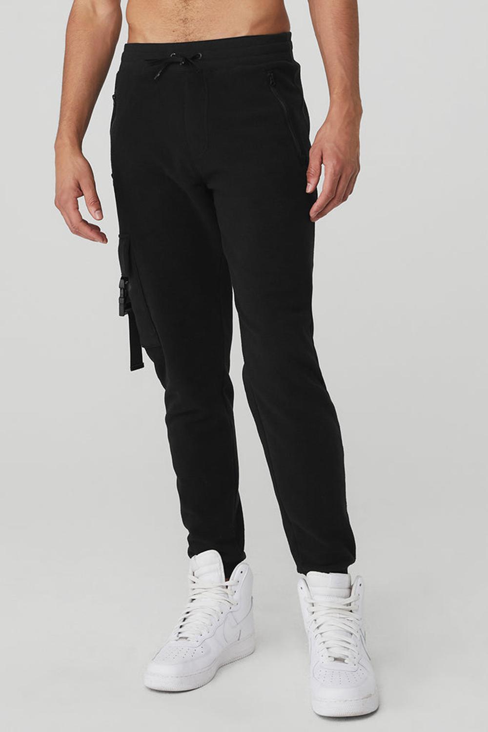 Pantalon Deportivo Alo Yoga Streetside Hombre Negros | Mexico  NEM-489325
