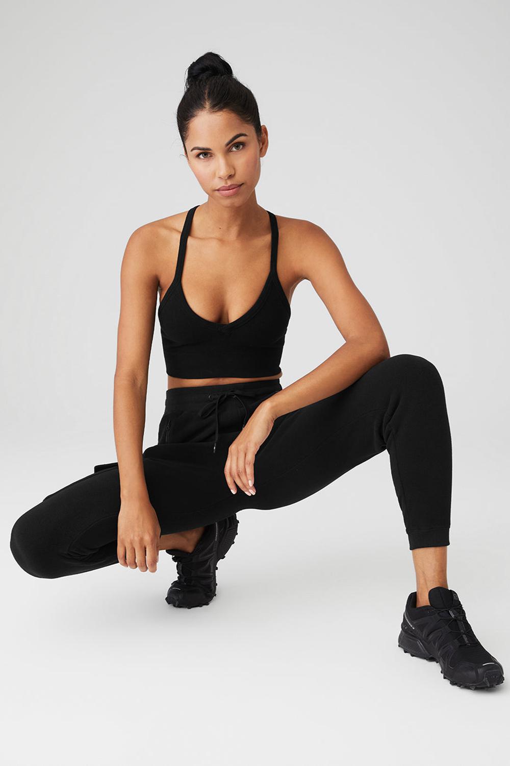 Pantalon Deportivo Alo Yoga Streetside Mujer Negros | Mexico  PWO-850137
