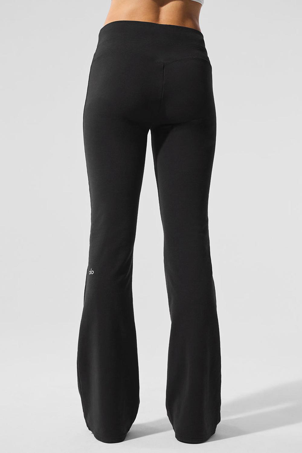 Pantalon Deportivo Alo Yoga Sway Bootcut Mujer Negros | Mexico  EPI-297431