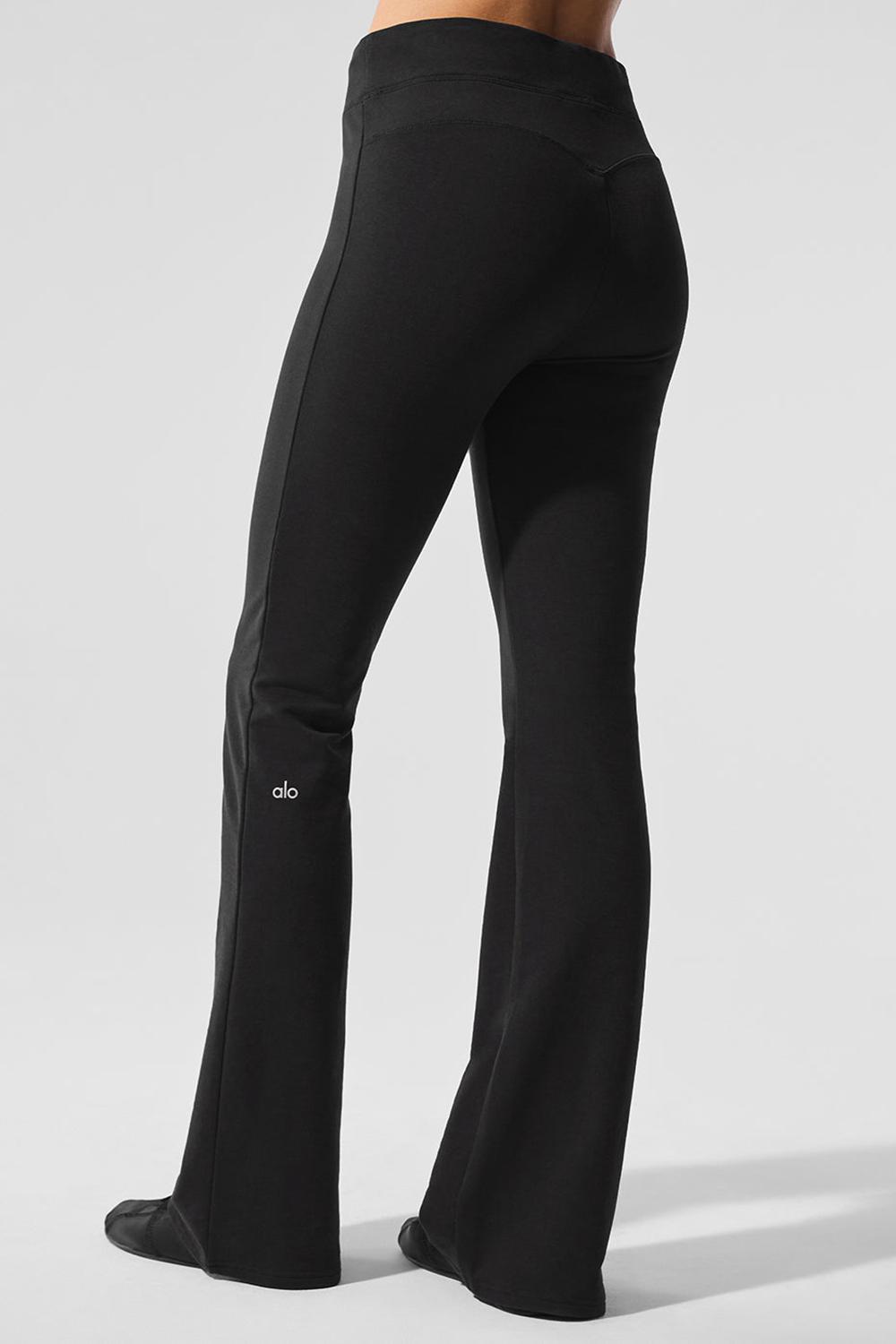 Pantalon Deportivo Alo Yoga Sway Bootcut Mujer Negros | Mexico  EPI-297431
