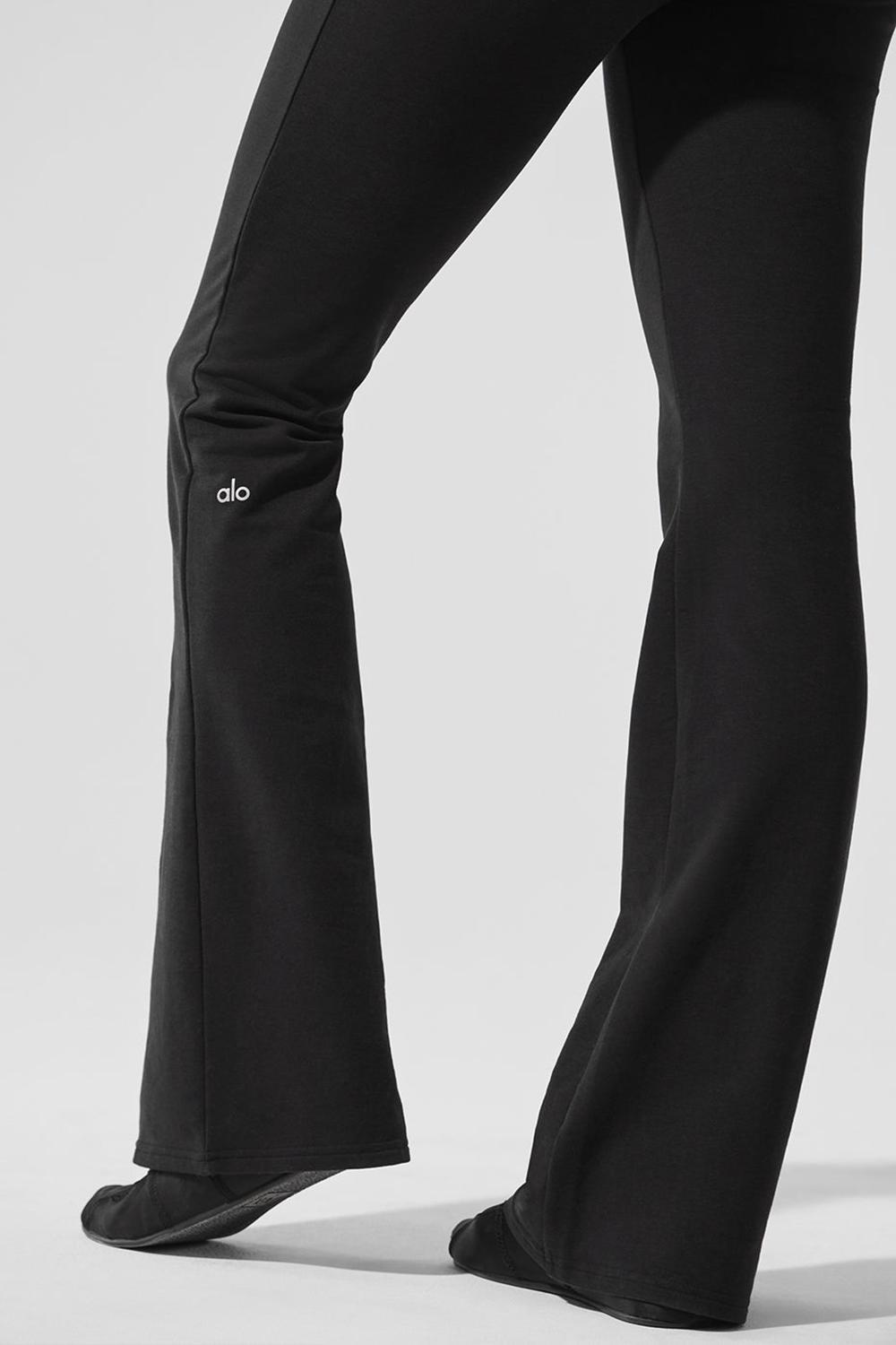 Pantalon Deportivo Alo Yoga Sway Bootcut Mujer Negros | Mexico  EPI-297431