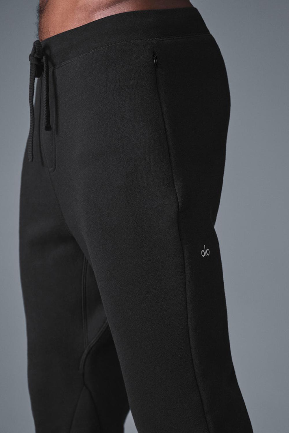 Pantalon Deportivo Alo Yoga The Triumph Hombre Negros | Mexico  TGP-094835