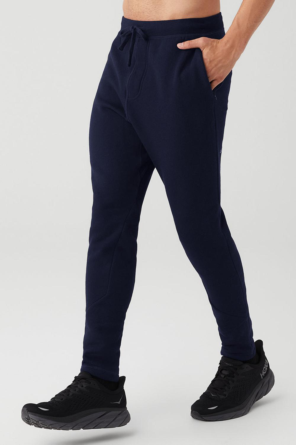 Pantalon Deportivo Alo Yoga The Triumph Hombre Azul Marino | Mexico  YQF-064739