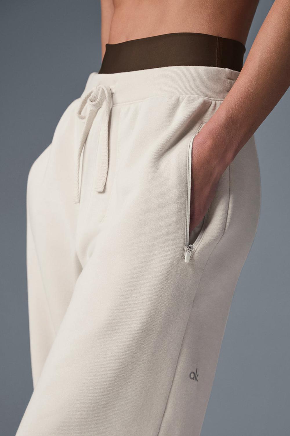 Pantalon Deportivo Alo Yoga Triumph Restore Mujer Bone | Mexico  KWJ-580634