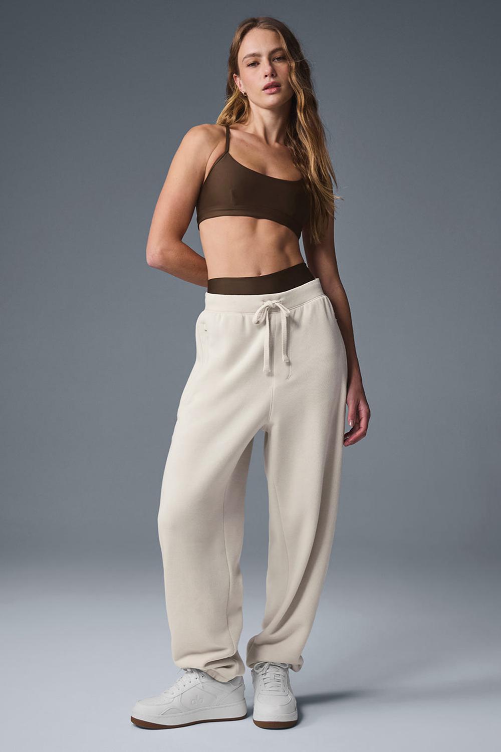Pantalon Deportivo Alo Yoga Triumph Restore Mujer Bone | Mexico  KWJ-580634