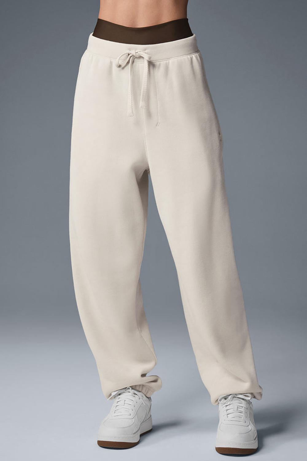 Pantalon Deportivo Alo Yoga Triumph Restore Mujer Bone | Mexico  KWJ-580634