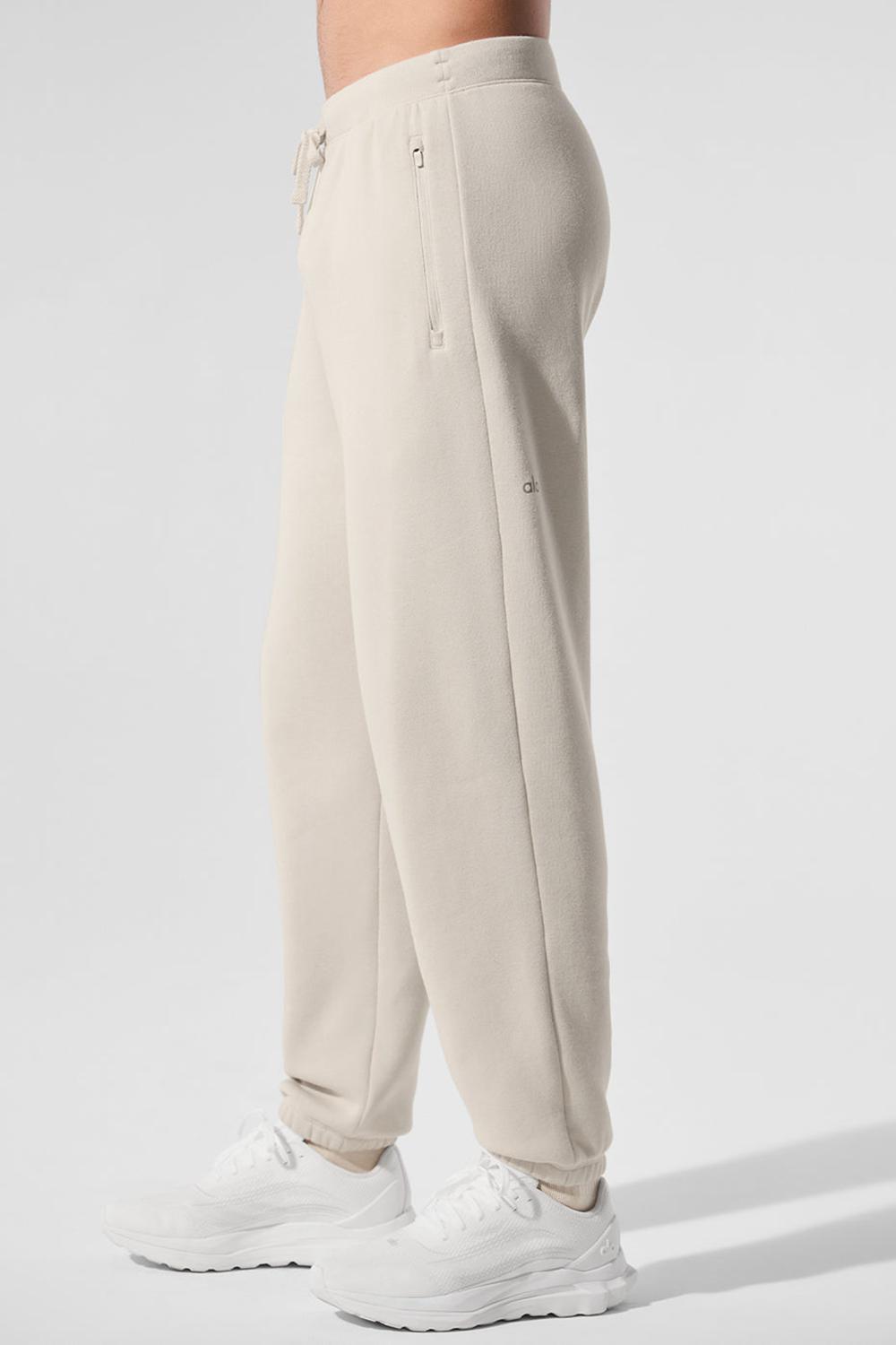 Pantalon Deportivo Alo Yoga Triumph Restore Hombre Bone | Mexico  EHN-649157