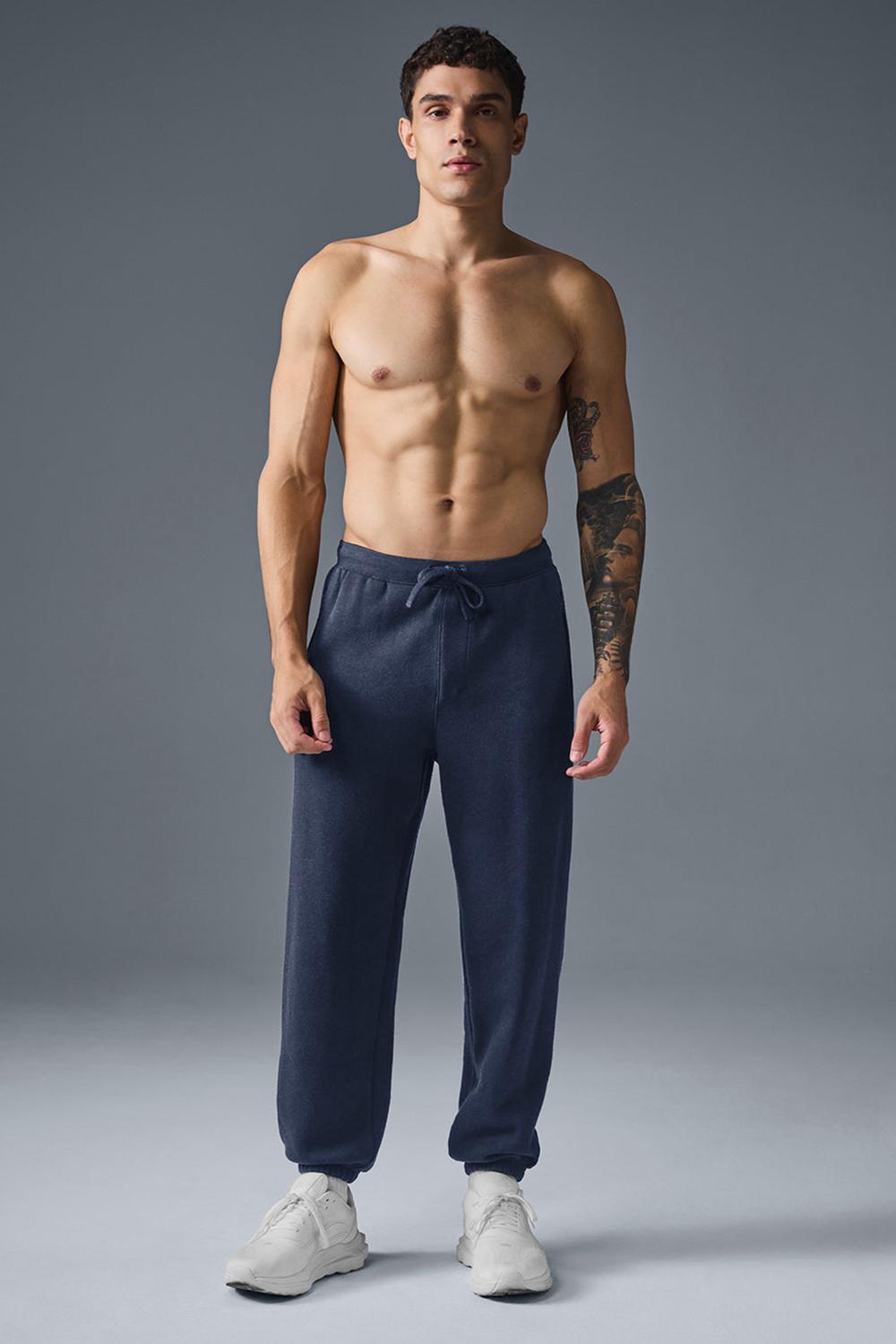 Pantalon Deportivo Alo Yoga Triumph Restore Hombre Azul Marino | Mexico  WYX-381760
