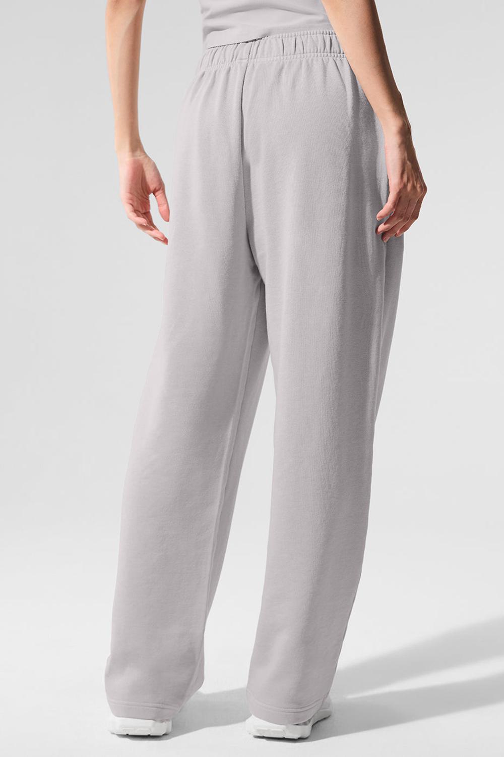 Pantalon Deportivo Alo Yoga Washed Accolade Straight Leg Mujer Grises Azules | Mexico  CEA-019548