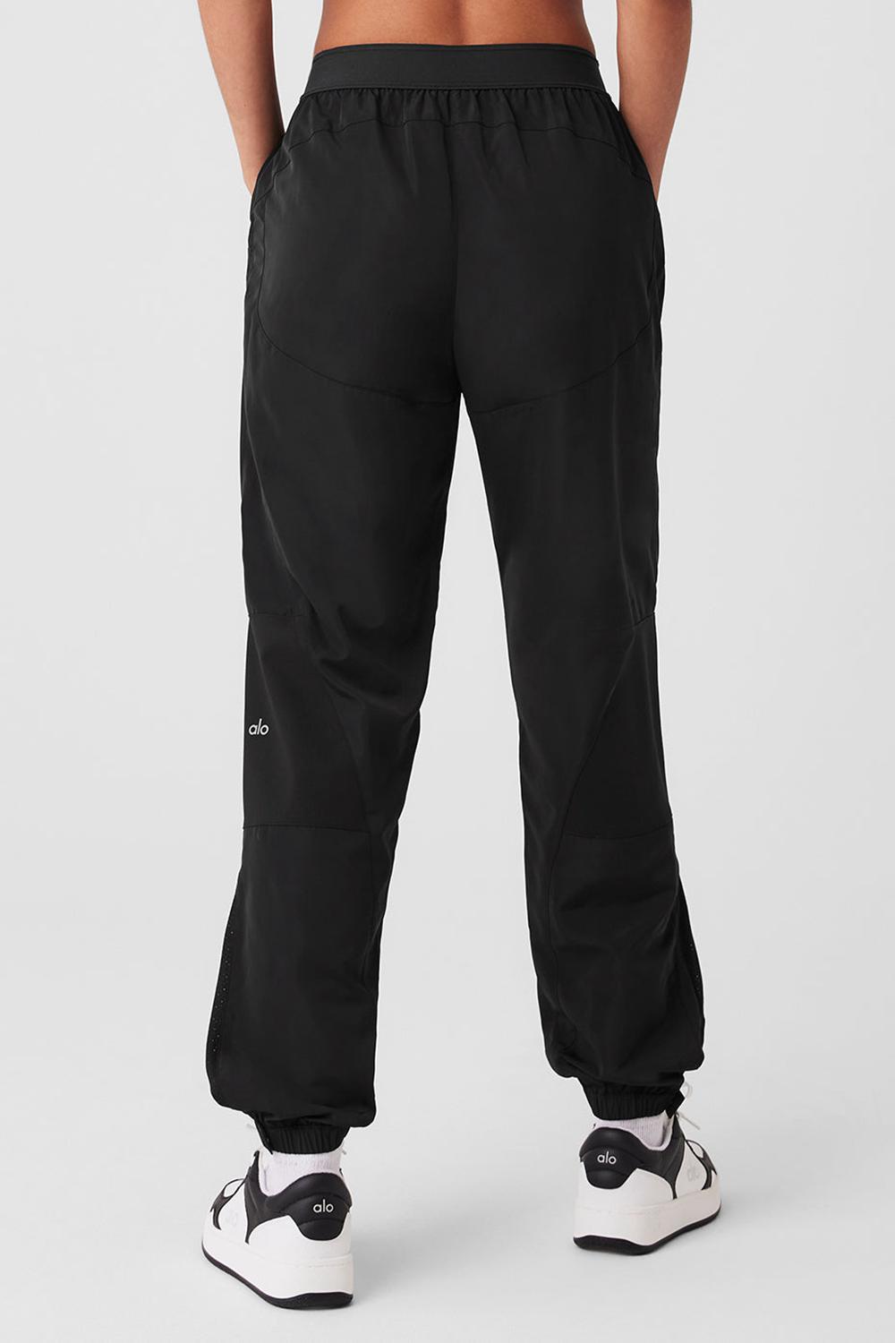 Pantalon Jogger Alo Yoga Mixed Media Reinvention Mujer Negros | Mexico  OYA-840923