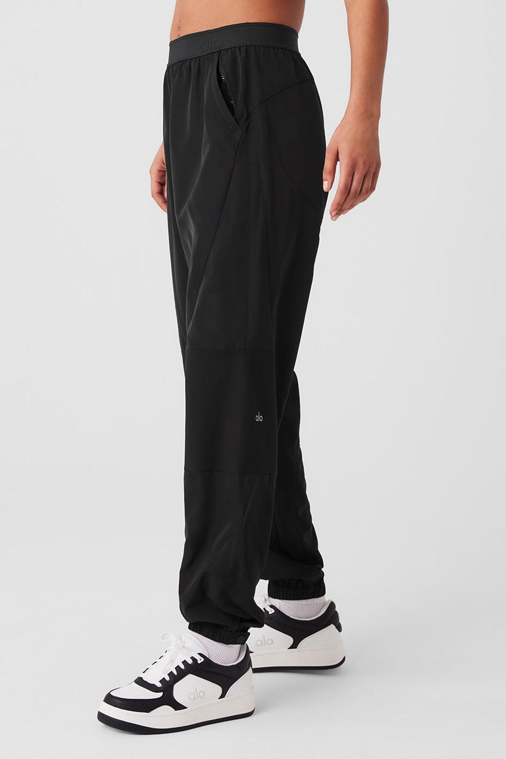 Pantalon Jogger Alo Yoga Mixed Media Reinvention Mujer Negros | Mexico  OYA-840923