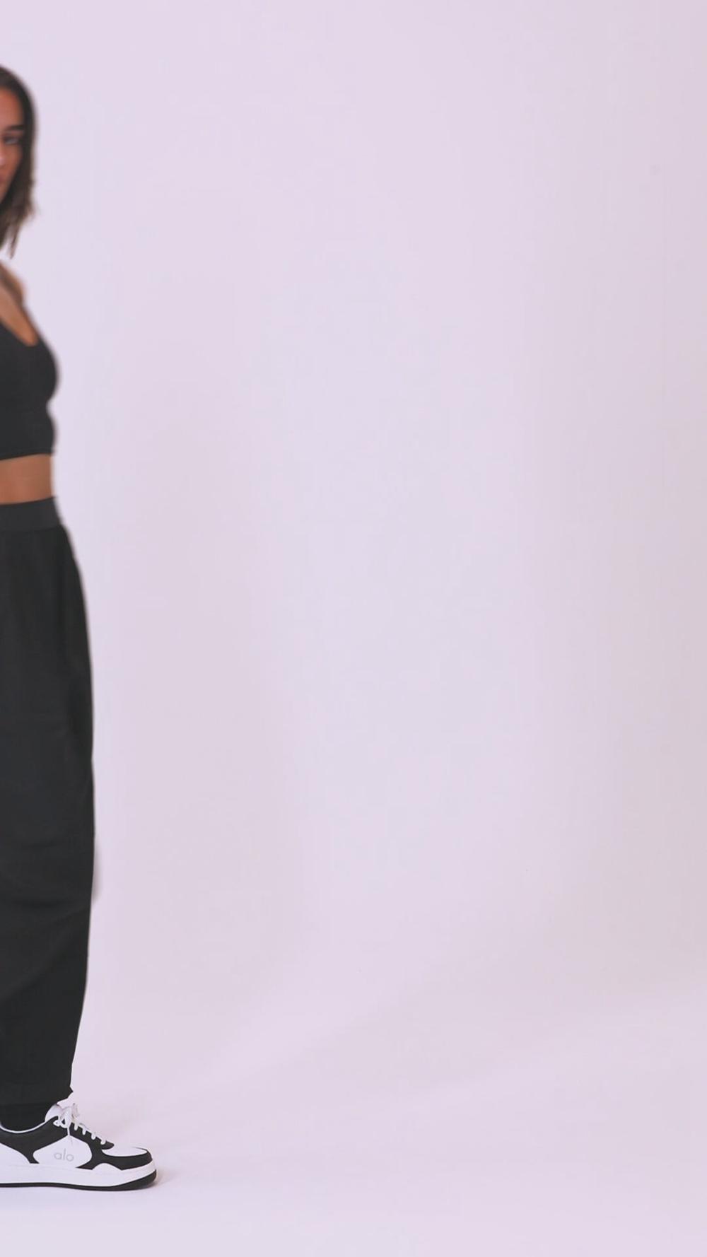 Pantalon Jogger Alo Yoga Mixed Media Reinvention Mujer Negros | Mexico  OYA-840923