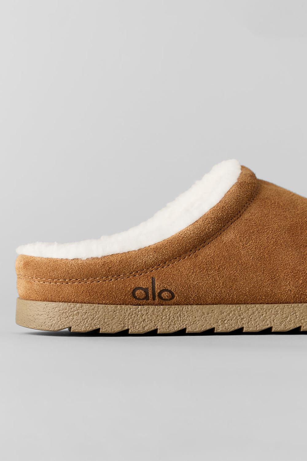 Pantuflas Alo Yoga Recovery Hombre Saddle / Ivory | Mexico  EDH-694853