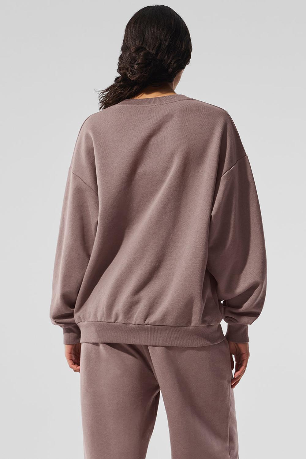 Pullover Alo Yoga Accolade Crew Neck Mujer Mushroom | Mexico  CFO-473859