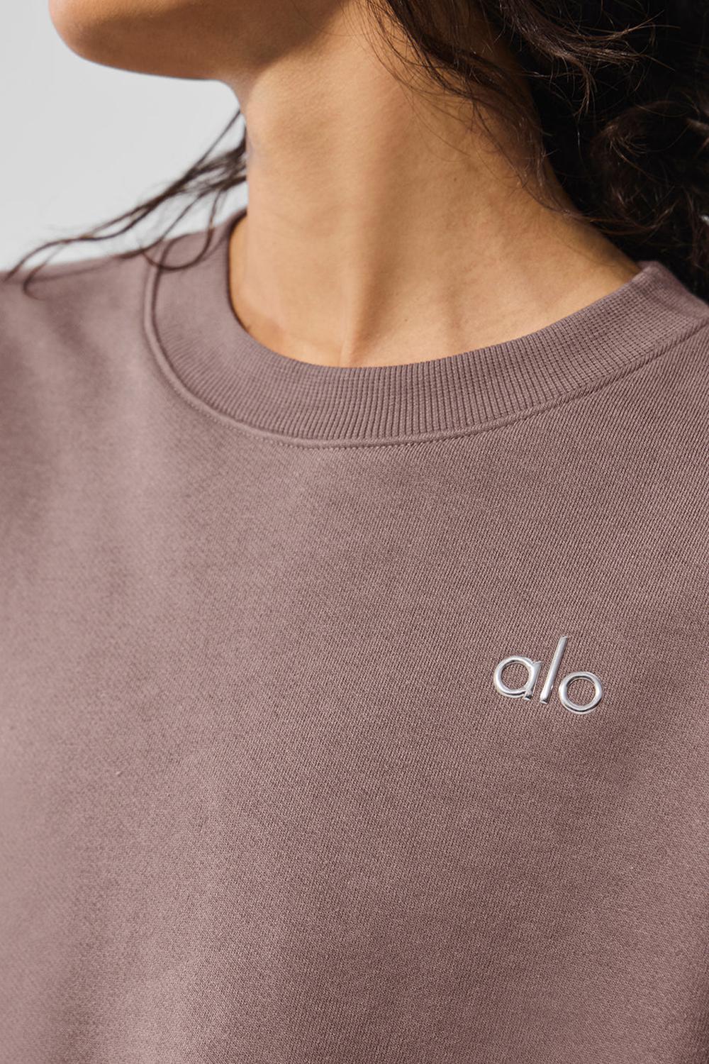 Pullover Alo Yoga Accolade Crew Neck Mujer Mushroom | Mexico  CFO-473859