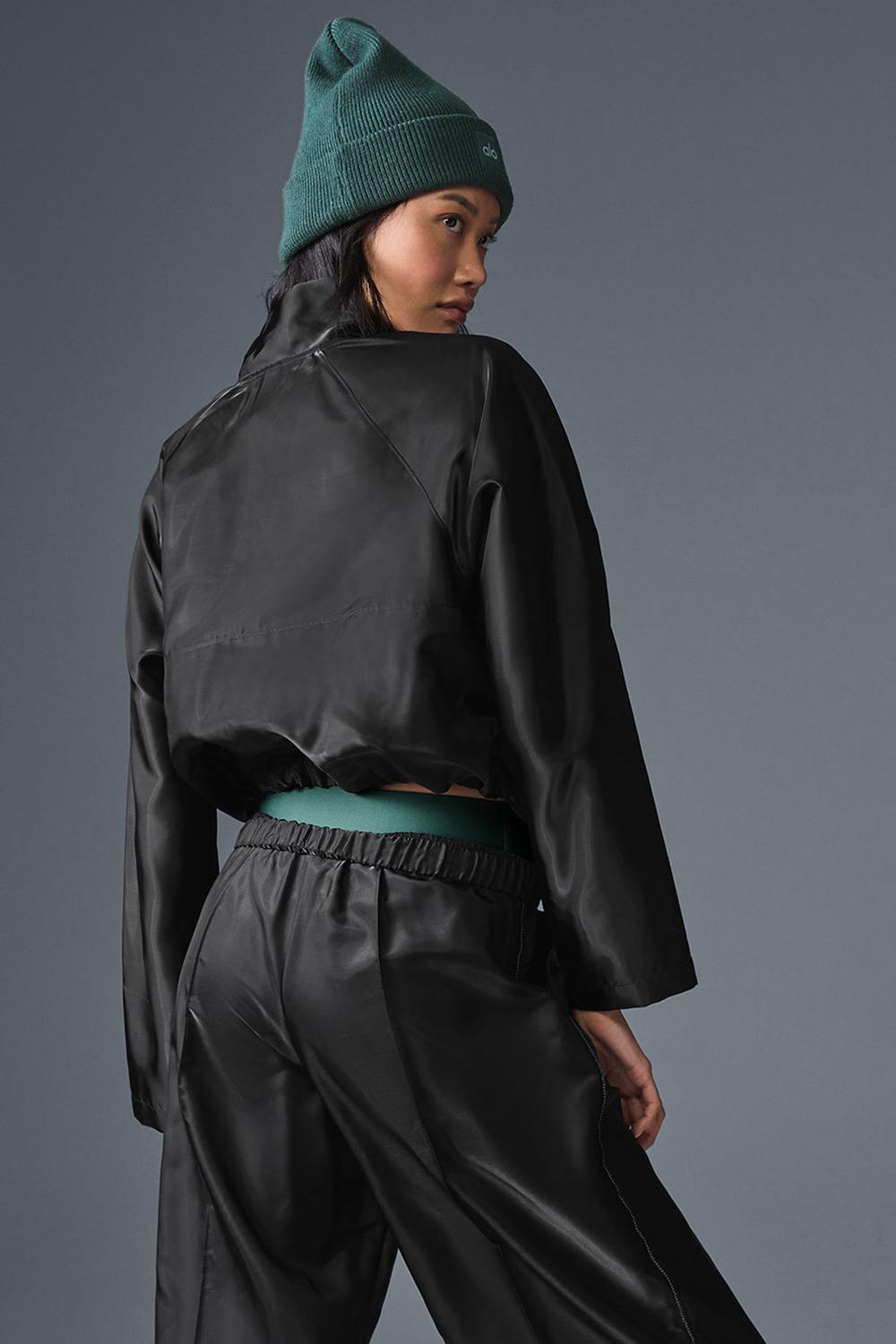 Pullover Alo Yoga Cropped Afterglow Mujer Negros | Mexico  GQZ-950273