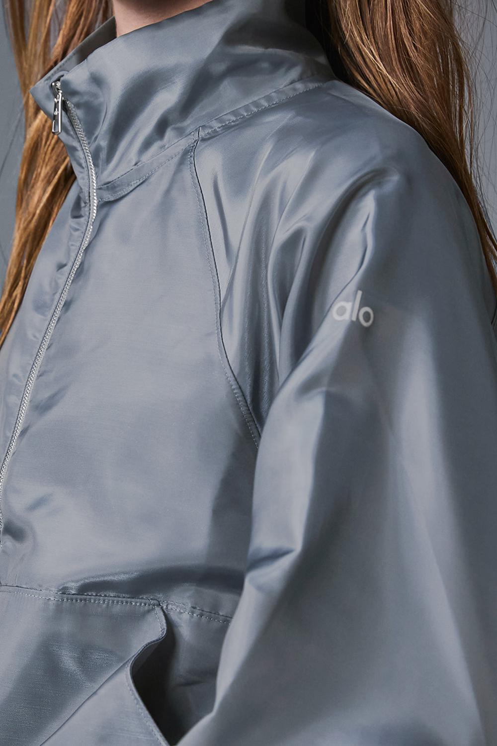 Pullover Alo Yoga Cropped Afterglow Mujer Grises | Mexico  LNE-065298