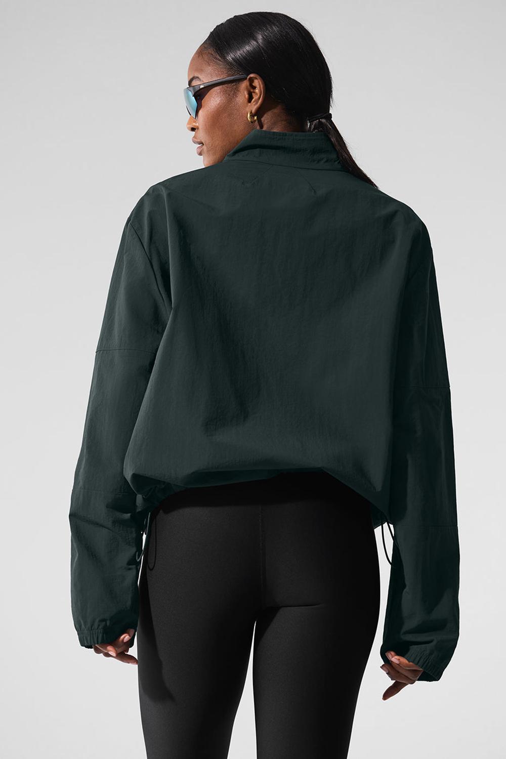 Pullover Alo Yoga Light Weight Takeaway Track Mujer Verdes | Mexico  RCS-825490