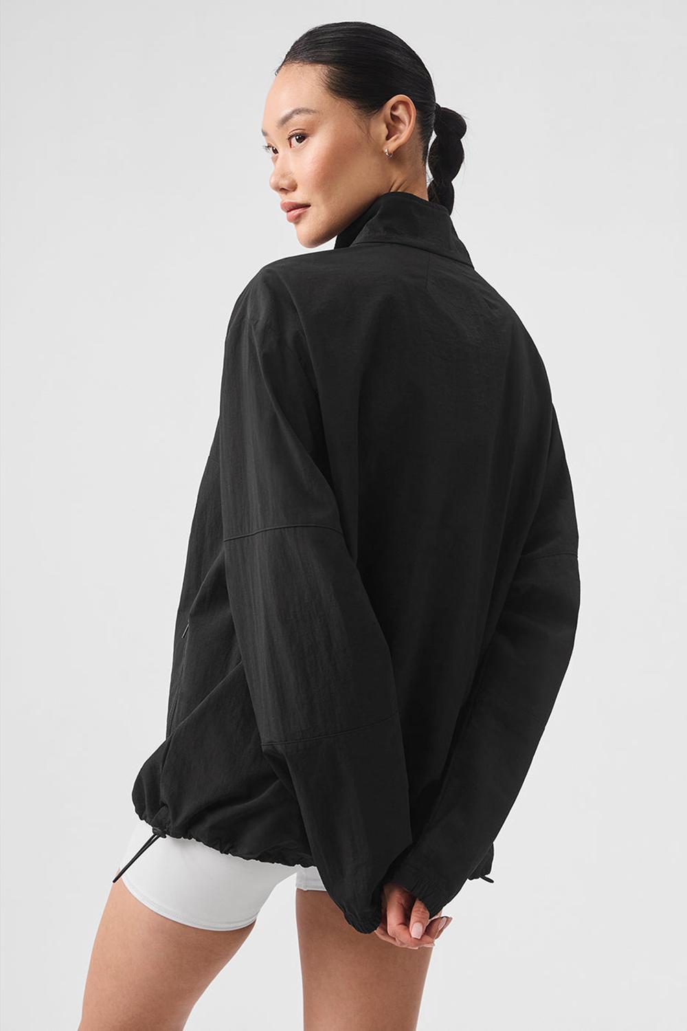 Pullover Alo Yoga Lightweight Takeaway Track Mujer Negros | Mexico  TJD-957412