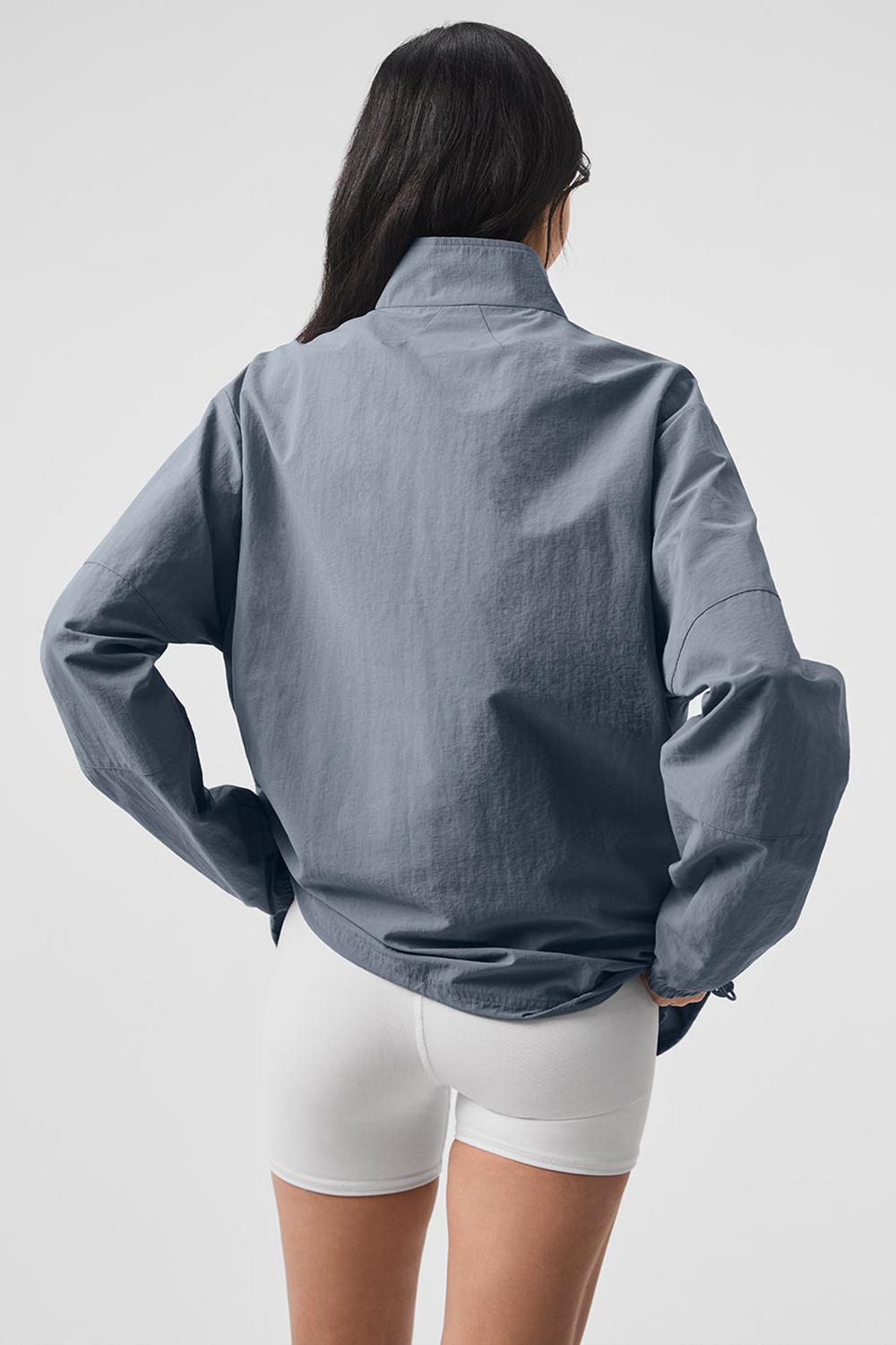 Pullover Alo Yoga Lightweight Takeaway Track Mujer Grises | Mexico  LBJ-703214