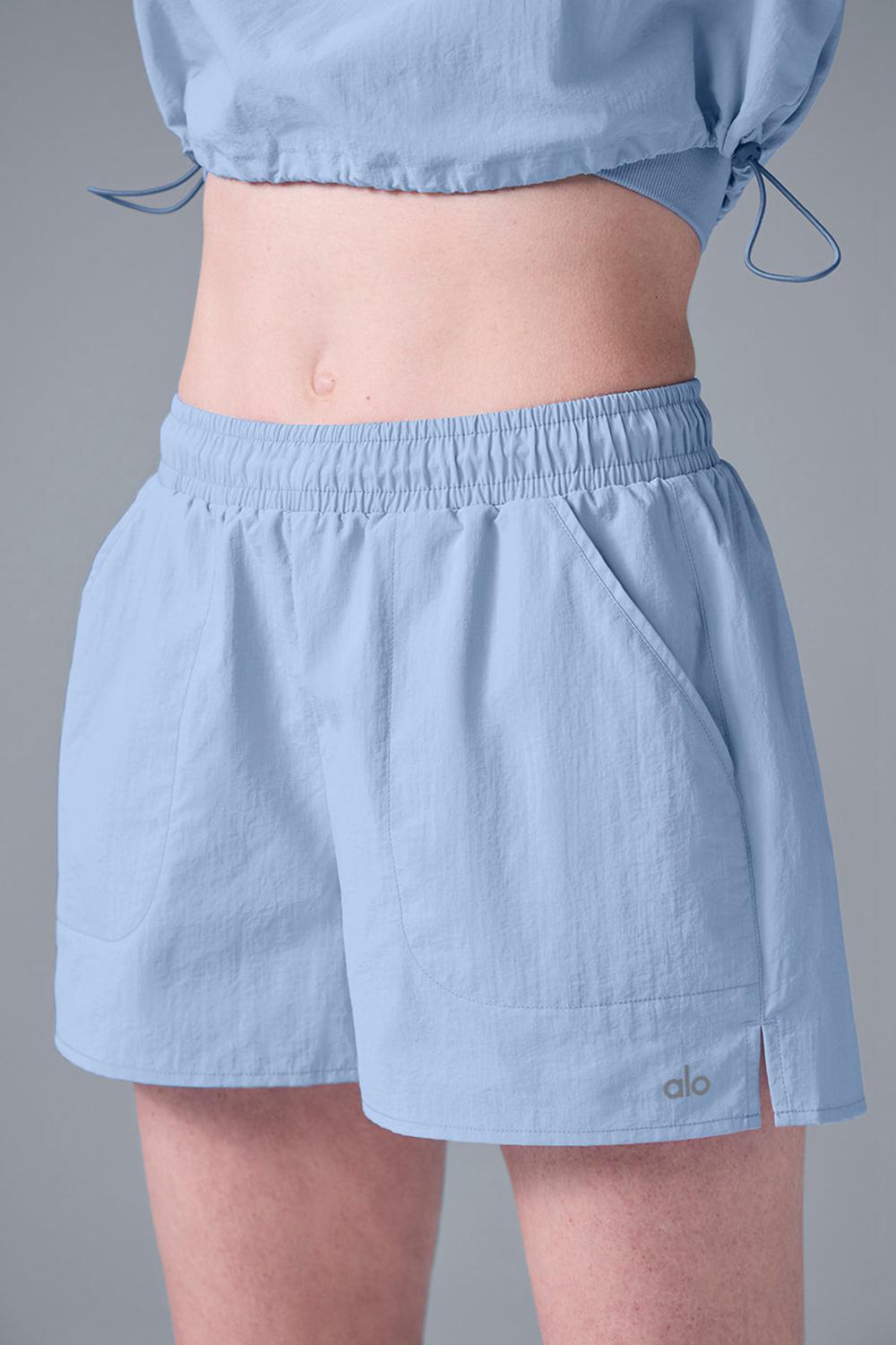 Short Alo Yoga Alumni Mujer Azules | Mexico  HKU-021894