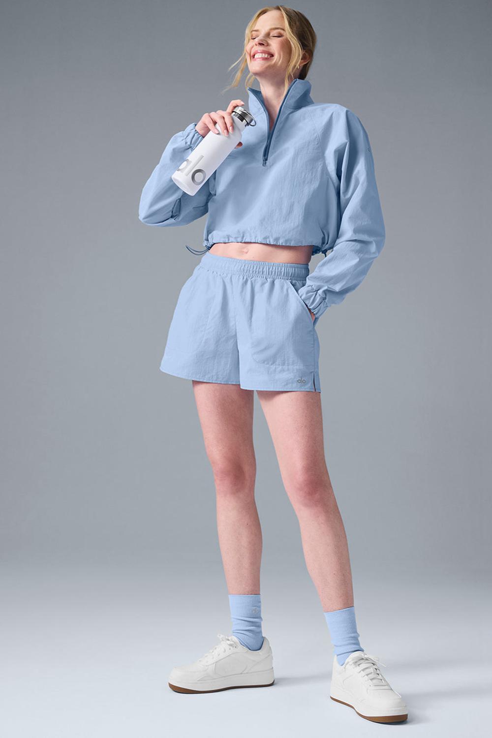 Short Alo Yoga Alumni Mujer Azules | Mexico  HKU-021894