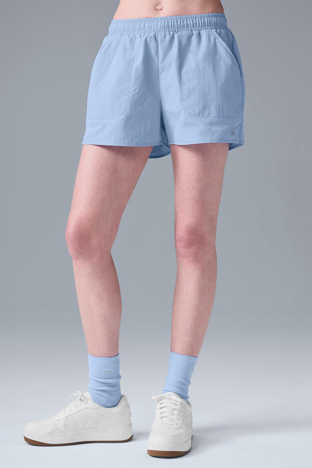 Short Alo Yoga Alumni Mujer Azules | Mexico  HKU-021894