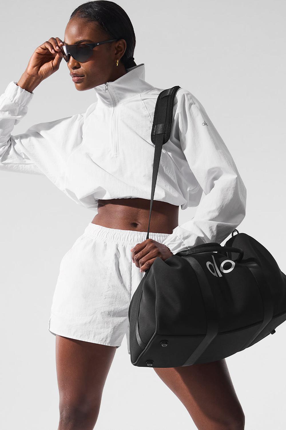 Short Alo Yoga Alumni Mujer Blancos | Mexico  CDI-950723