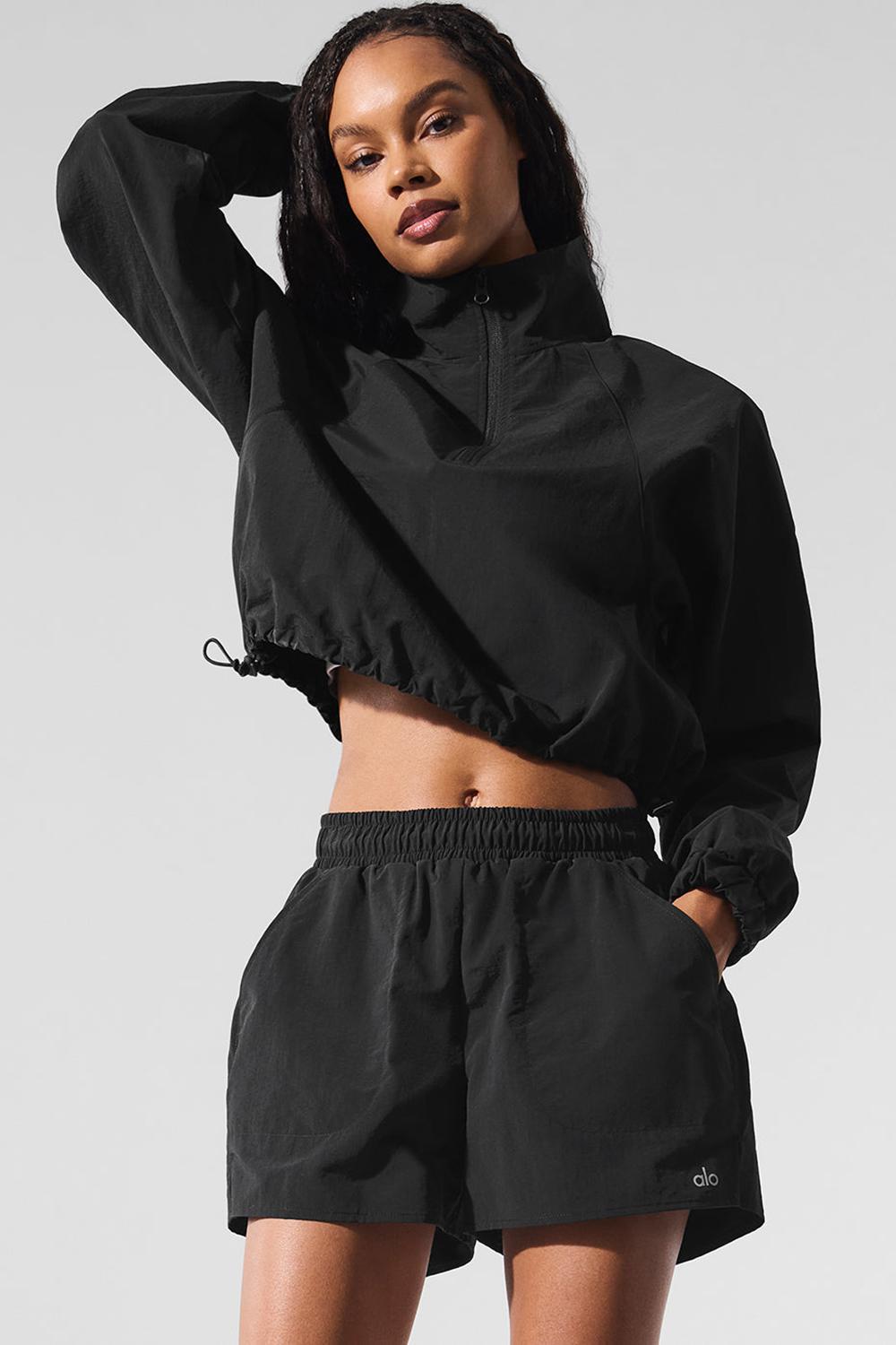 Short Alo Yoga Alumni Mujer Negros | Mexico  YMQ-067413