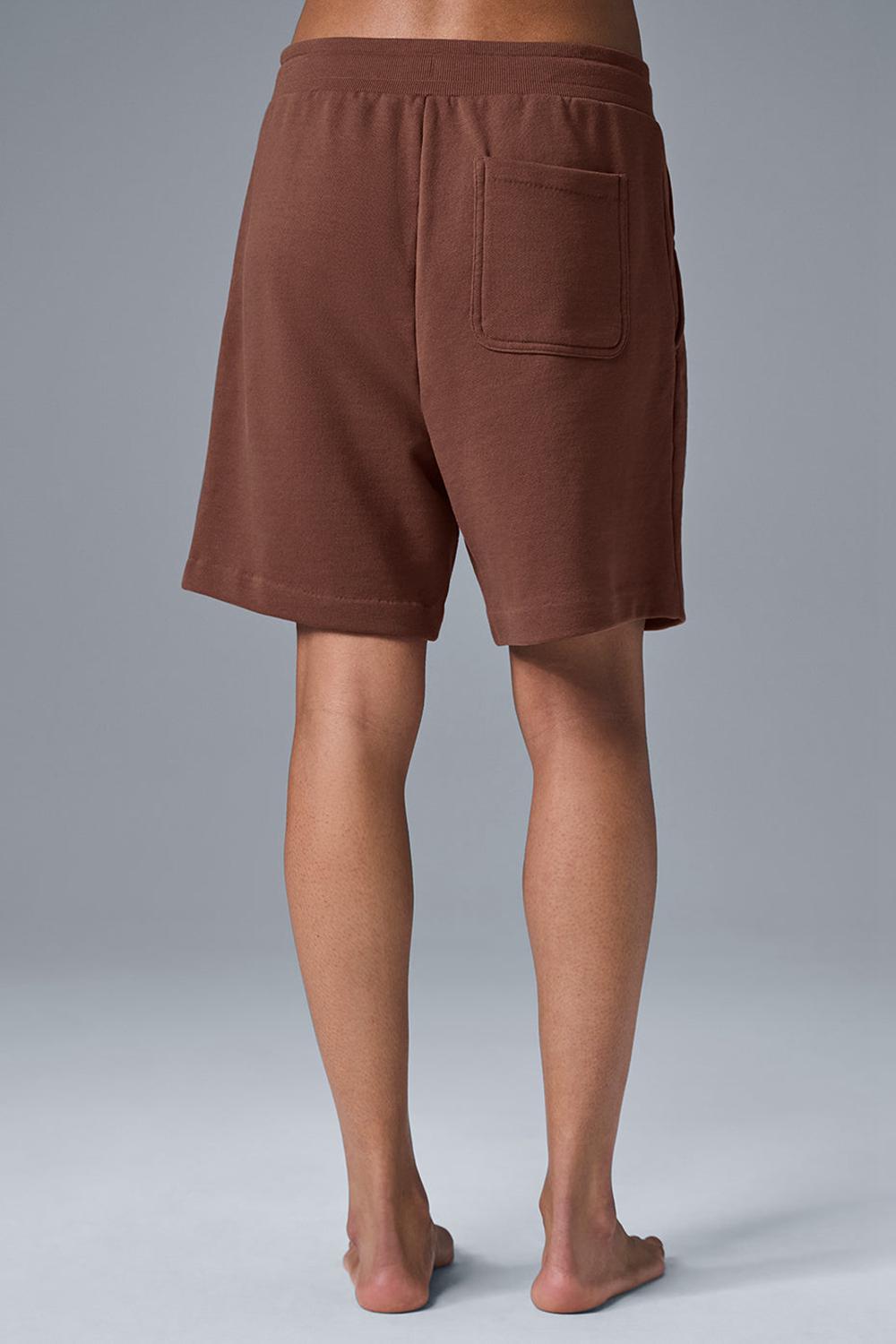 Short Alo Yoga Chill Mujer Chestnut | Mexico  PTY-819405