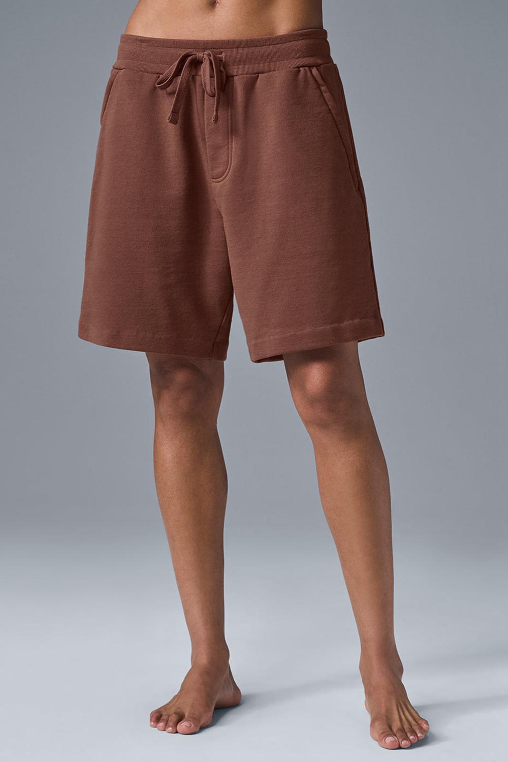 Short Alo Yoga Chill Mujer Chestnut | Mexico  PTY-819405