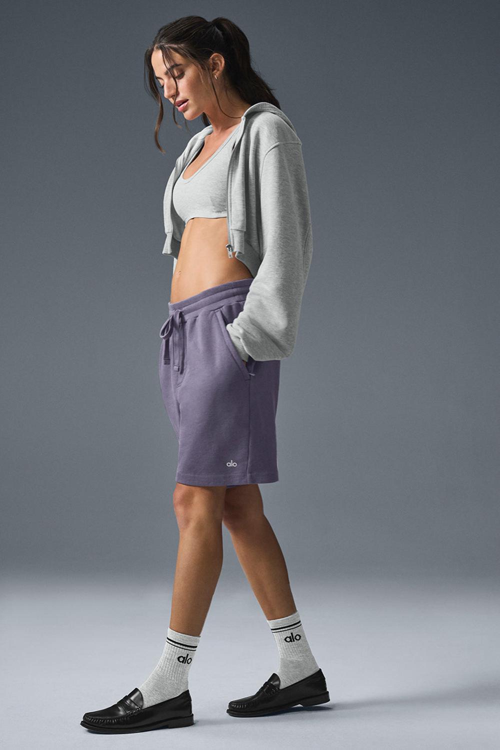 Short Alo Yoga Chill Mujer Italian Plum | Mexico  BXY-952830