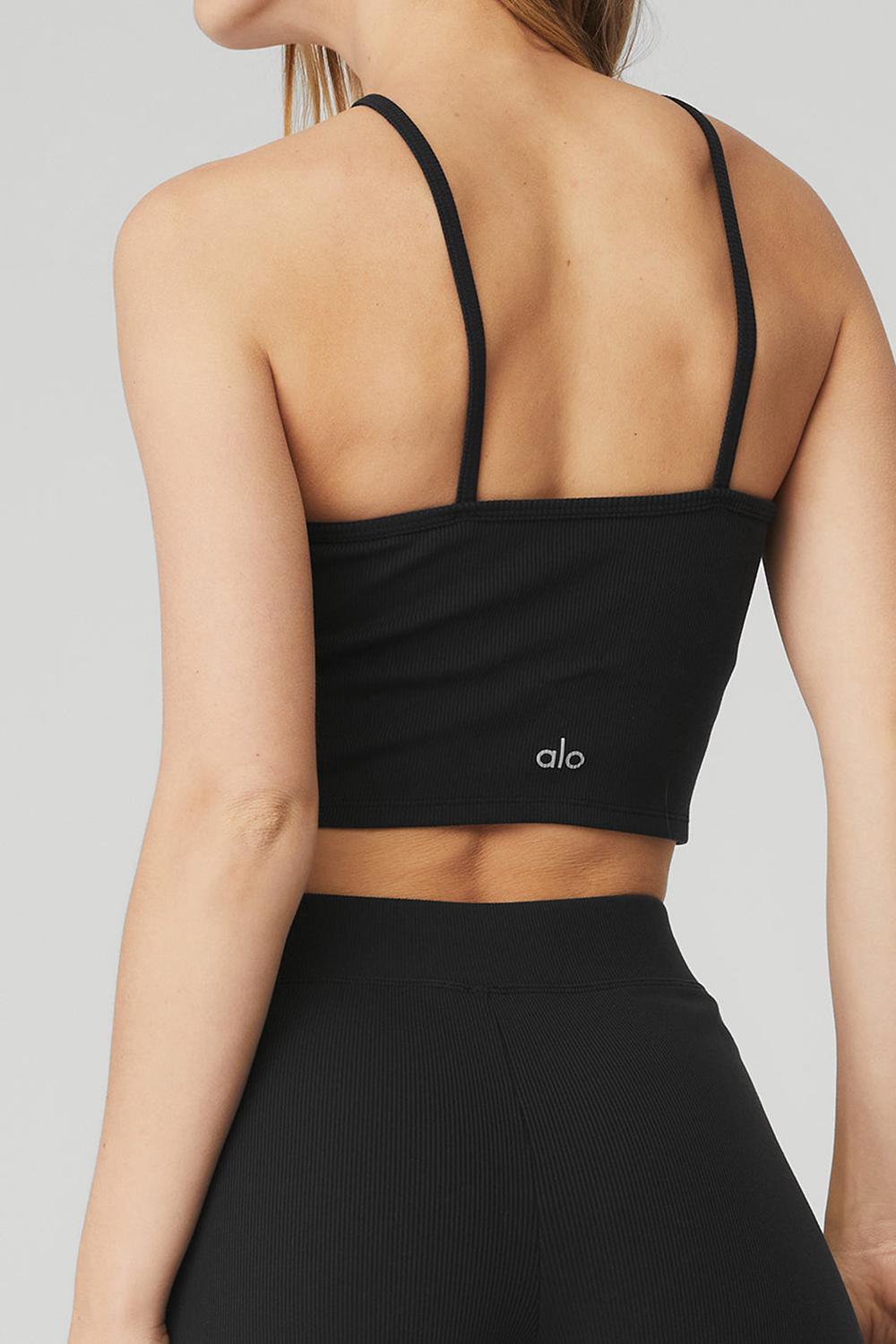 Short Alo Yoga Goddess Ribbed High-Waist Hot Mujer Negros | Mexico  ZOD-019352