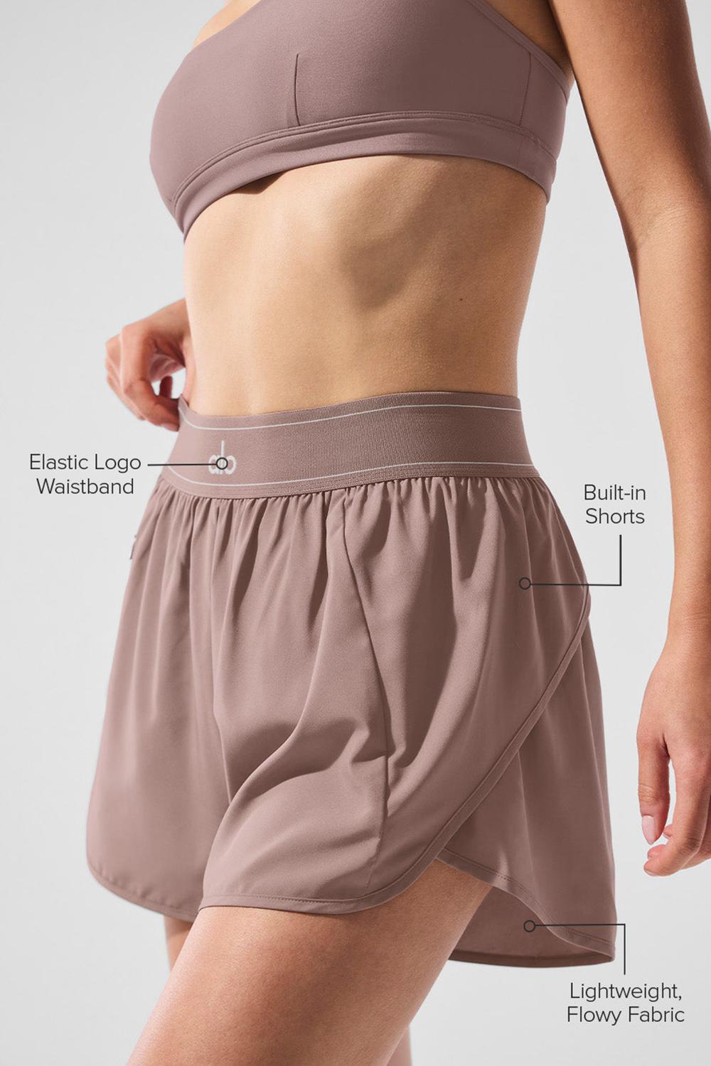 Short Alo Yoga Match Point Mujer Mushroom | Mexico  BHO-614728